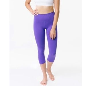 Zyia Active Ascend purple crop leggings 4